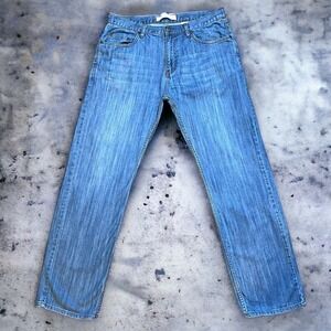 Joe Fresh Jeans Men’s Classic Straight Leg Normal Style Blue Denim Size 36/32